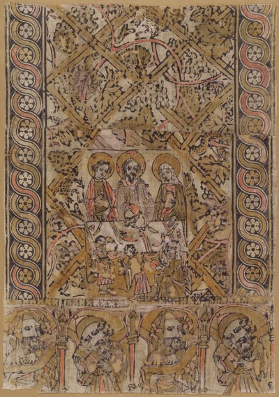 Ein Lesepulttuch mit der Hochzeit zu Kana von German 15th Century