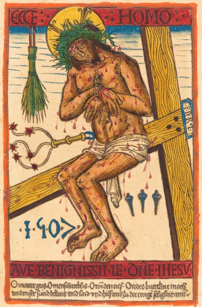 Christus als Schmerzensmann von German 15th Century