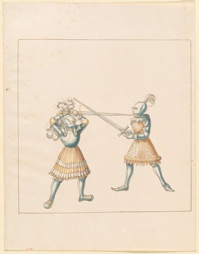 Freydal, Das Buch der Turniere und Turniere von Kaiser Maximilian I.: Kämpfe zu Fuß (Turniere)(Band III): Tafel 162 von German 16th Century