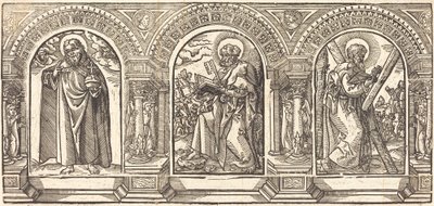 Christus und seine Jünger II von German 16th Century after Martin Schongauer