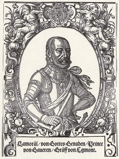 Porträt von Lamoral, Graf von Egmont, Prinz von Gavere, zweite Hälfte des 16. Jahrhunderts von German Master
