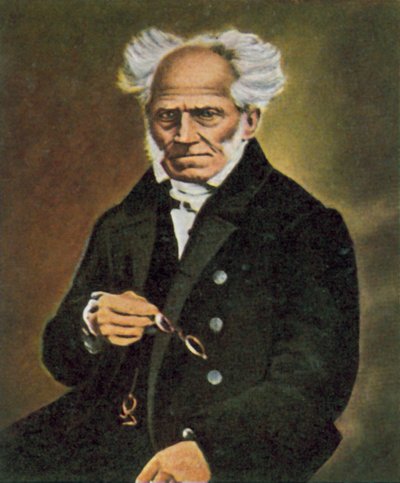 Arthur Schopenhauer, deutscher Philosoph (farbiges Foto) von German Photographer