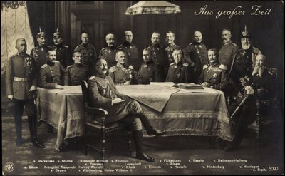 Collage, Wilhelm 1 und 2, Bülow, Hindenburg und mehr von German Photographer