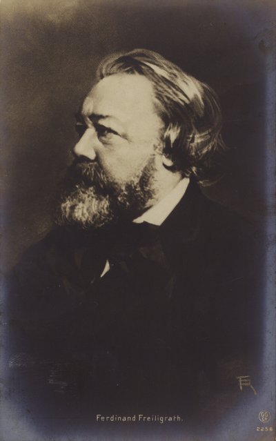 Ferdinand Freiligrath (1810-1876), deutscher Dichter von German Photographer