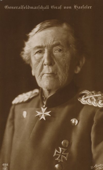 Generalfeldmarschall Graf von Haeseler von German Photographer