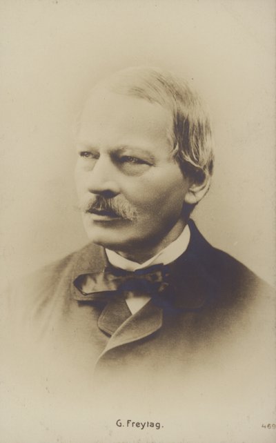 Gustav Freytag (1816-1895), deutscher Romanautor und Dramatiker von German Photographer