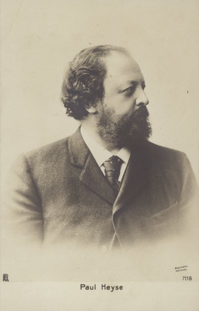 Paul Heyse (1830-1914), deutscher Schriftsteller und Übersetzer von German Photographer