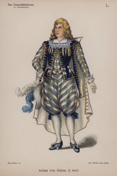 Achaz von Solms, aus Der Generalfeldoberst von Ernst von Wildenbruch von German School