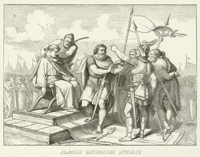 Alarich entthront Attalus von German School