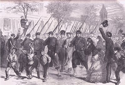 Ankunft preußischer Gefangener in Paris nach der Schlacht vor Bagneun, Cassells Geschichte des Krieges zwischen Frankreich und Deutschland, veröffentlicht von Cassell und Company Limited, ca. 1890 von German School