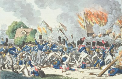Schlacht von Ligny, 16. Juni 1815 von German School