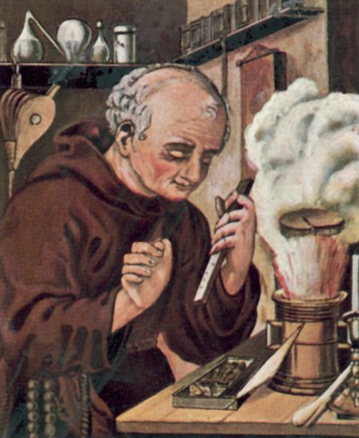 Berthold Schwarz, deutscher Alchemist von German School
