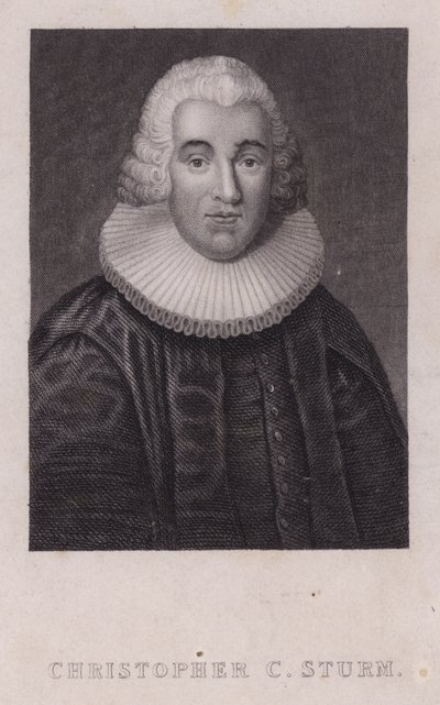 Christopher Christian Sturm, deutscher Theologe (Stich) von German School