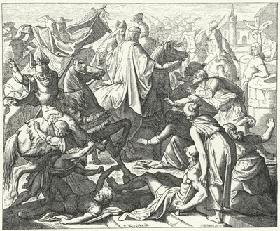 Krönungsprozession des Heiligen Römischen Kaisers Konrad II. von German School