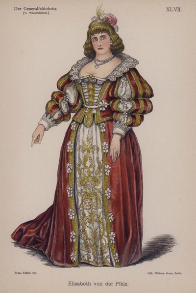 Elisabeth von der Pfalz, aus Der Generalfeldoberst von Ernst von Wildenbruch von German School