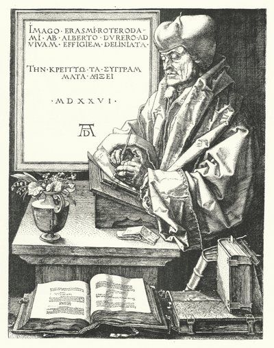Erasmus von Rotterdam, niederländischer katholischer Reformer und Humanist von German School