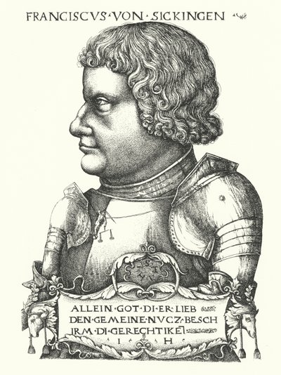 Franz von Sickingen, deutscher Ritter der Reformationszeit von German School