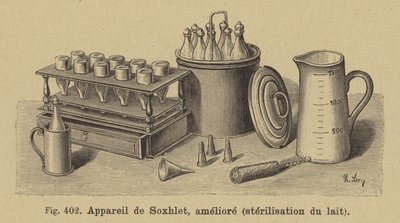 Franz von Soxhlets verbessertes Milchsterilisationsgerät von German School
