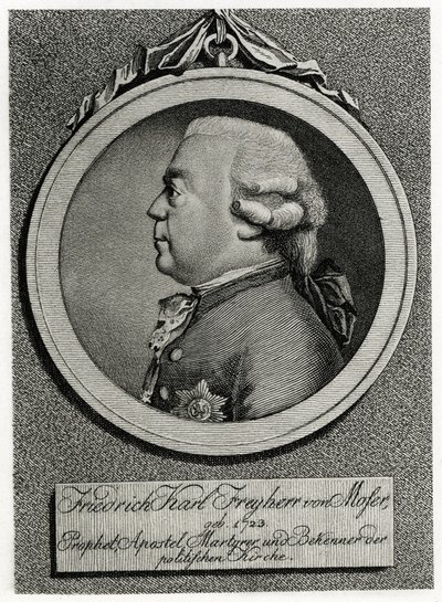 Friedrich Karl von Moser von German School