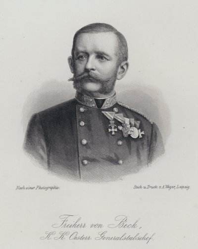 Friedrich von Beck-Rzikowsky, österreichischer General von German School