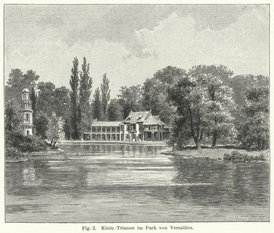 Gartengestaltung: Petit Trianon, Versailles, Frankreich von German School