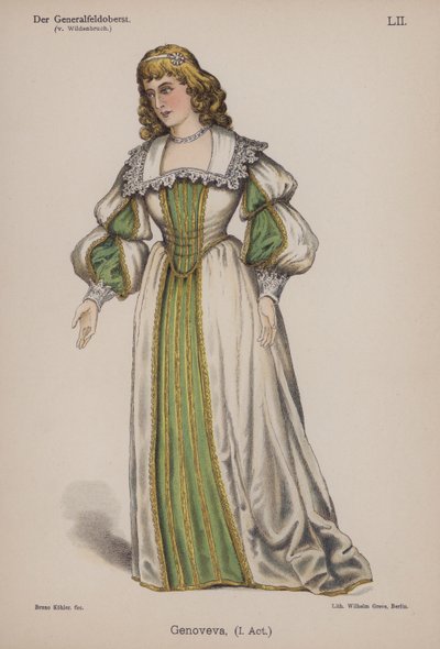 Genoveva, aus Der Generalfeldoberst von Ernst von Wildenbruch von German School