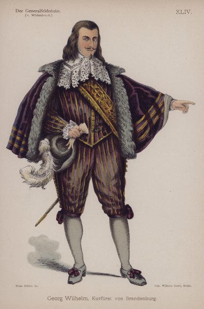 Georg Wilhelm, Herzog von Brandenburg, aus Der Generalfeldoberst von Ernst von Wildenbruch von German School