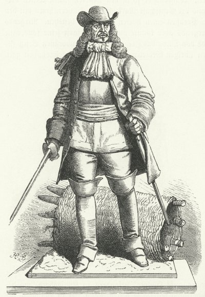 Georg von Derfflinger, deutscher Feldmarschall in der Armee von Brandenburg-Preußen (Stich) von German School