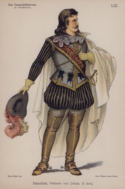 Hannibal, Freiherr von Dohna, aus Der Generalfeldoberst von Ernst von Wildenbruch von German School
