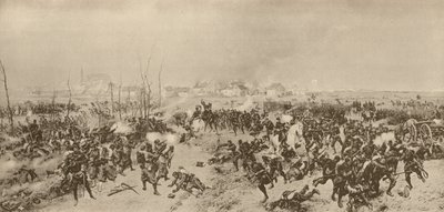 Hanseatische Truppen bei Loigny, Deutsch-Französischer Krieg, Dezember 1870 von German School