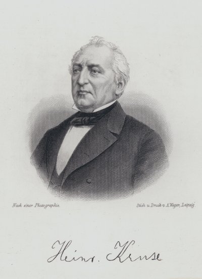 Heinrich Kruse, deutscher Dramatiker und Publizist von German School