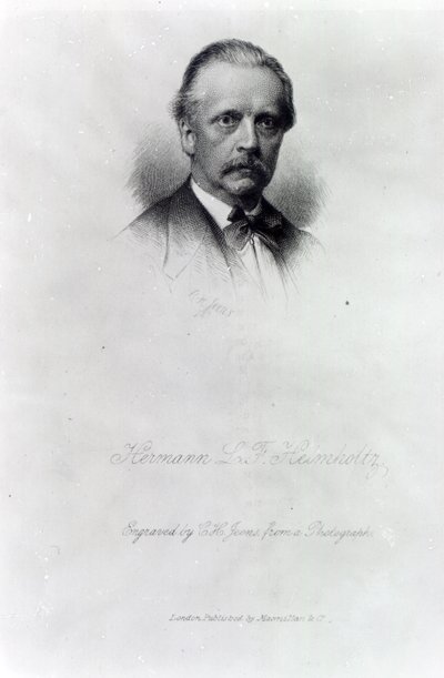 Hermann von Helmholtz, graviert von C.H Jeens von German School