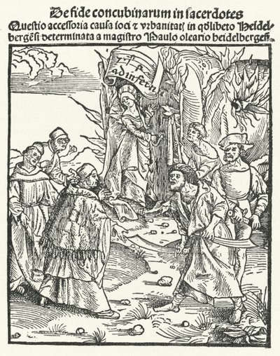 Illustration aus einem Werk von Jakob Wimpfeling (Stich) von German School
