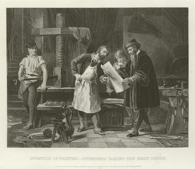 Erfindung des Buchdrucks von German School