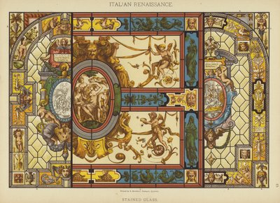 Italienische Renaissance, Glasmalerei von German School
