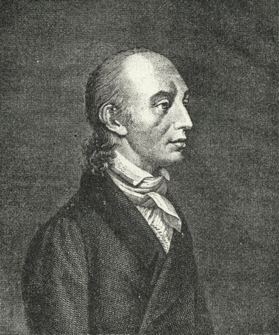 Johann Heinrich Voss, deutscher Klassizist und Dichter (Stich) von German School