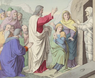 Lazarus wird wieder zum Leben erweckt von German School