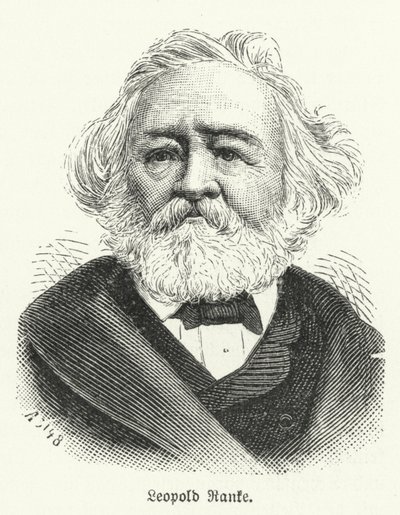 Leopold von Ranke, deutscher Historiker (Lithografie) von German School