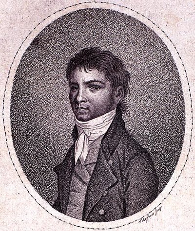 Louis van Beethoven, graviert von Scheffner von German School