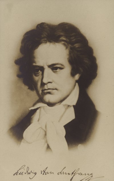 Ludwig van Beethoven von German School