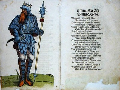 Mannus, der erste deutsche König, aus 