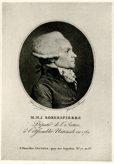 Maximilien Marie Isidore de Robespierre von German School