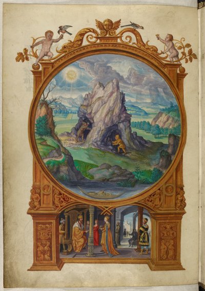 Alchemisten auf der Suche nach Gold, das erste Gleichnis, aus 