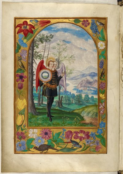 Zweiköpfige geflügelte Figur, das fünfte Gleichnis, aus 