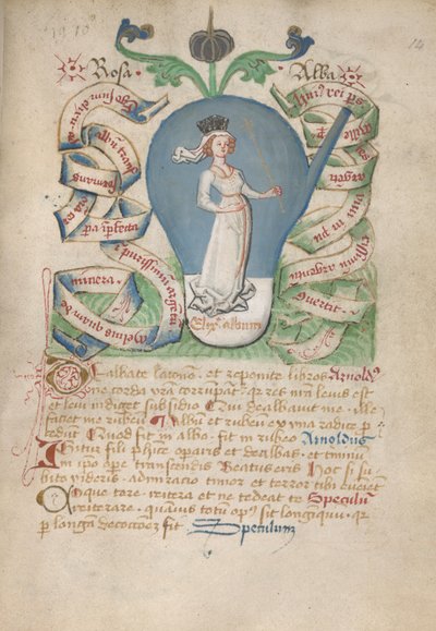 Aus den Alchemistischen Abhandlungen, spätes 15. Jahrhundert von German School