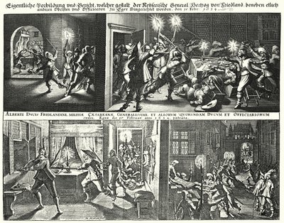 Mord an Albrecht von Wallenstein und seinen Anhängern von German School