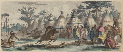Indianer im Rennen von German School