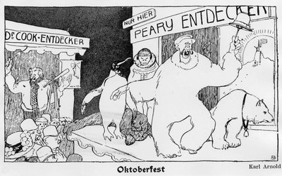 Nordpol: Cook und Robert Edwin Peary - Jugend von German School