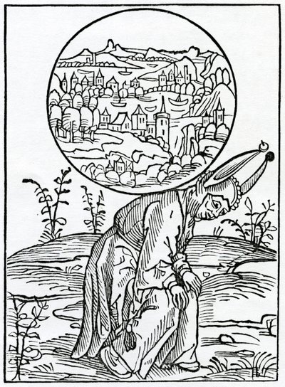 Von der übergroßen und kostspieligen Neugier der Menschen, Illustration aus Alexander Barclays englischer Übersetzung von 