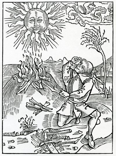 Von denen, die töricht gegen die Werke Gottes sprechen, Illustration aus Alexander Barclays englischer Übersetzung von 